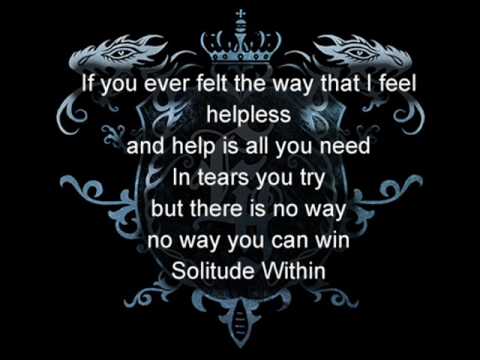 Youtube: Evergrey - Solitude within with lyrics