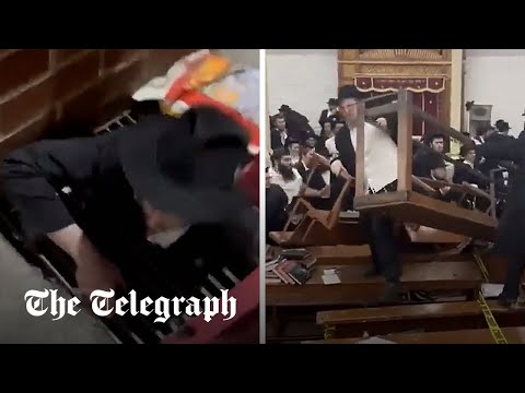 Youtube: Riot breaks out in New York City synagogue over secret tunnel