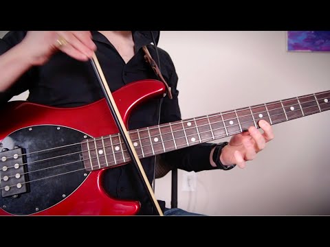 Youtube: Playing bass with a bow actually sounds HEAVENLY