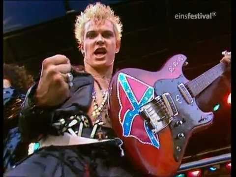 Youtube: Billy Idol - Eyes Without A Face - Rare and very special- Germany 1984 live