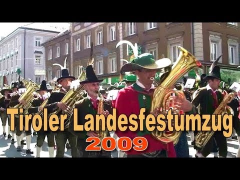 Youtube: Landesfestumzug Tirol  Innsbruck 1809 - 2009