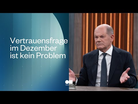 Youtube: Scholz schließt Vertrauensfrage vor Weihnachten nicht aus | Caren Miosga