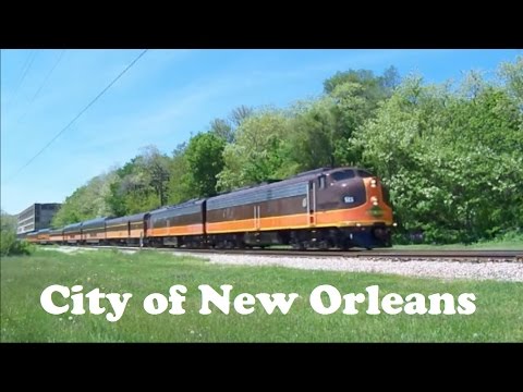 Youtube: City of New Orleans, Arlo Guthrie