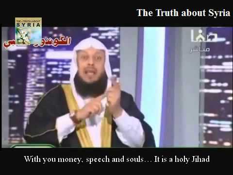 Youtube: Terrorist Sheikh Muhammad Al-Zughbey calls for Jihad against the Alawites