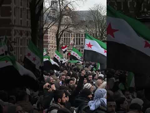 Youtube: Syrians in the Netherlands celebrate the overthrow of Assad regime