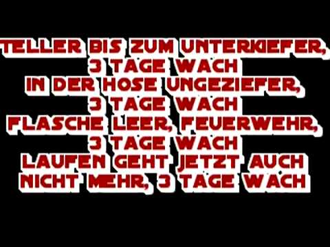 Youtube: Lützenkirchen - 3 Tage wach Lyrics By- [FramPointD]