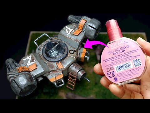 Youtube: Make an Abandoned Spaceship Diorama from simple materials
