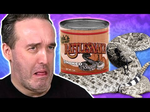 Youtube: Irish People Try Weird Canned Meats (Canned Alligator, Canned Rattlesnake)