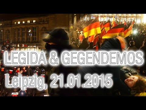Youtube: LEGIDA & Gegendemos - Leipzig, 21.01.2015