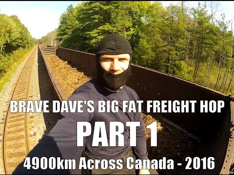 Youtube: Brave Dave's Big Fat Freight Hop - Part 1