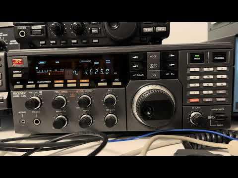 Youtube: UVB-76 'The Buzzer' 4625 kHz being jammed with pop music copied with the brilliatn JRC NRD525