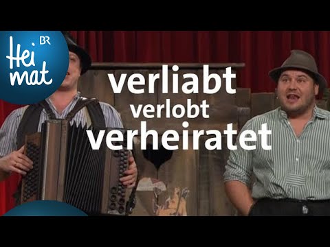 Youtube: Tom & Basti: Verliabt, verlobt, verheiratet | Brettl-Spitzen VII | BR Heimat - die beste Volksmusik