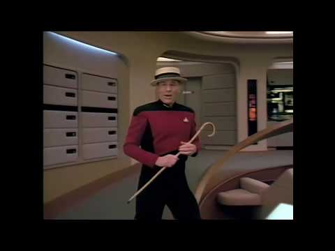 Youtube: Captain Picard Dancing and Singing on the Bridge  - Best Possible Quality