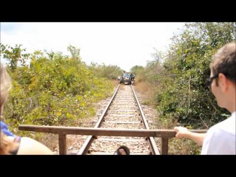 Youtube: Bamboo-Train in Cambodia/Bambus Zug in Kambodscha