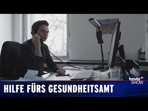 Youtube: Überlastete Gesundheitsämter: Jetzt packt Fabian Köster mit an! | heute-show vom 19.02.2021