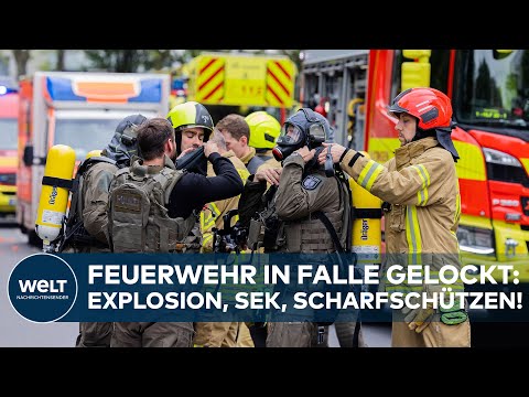 Youtube: RATINGEN: SEK-EINSATZ, SCHARFSCHÜTZEN, EXPLOSION - Feuerwehr in Falle gelockt - Aktuelle Lage