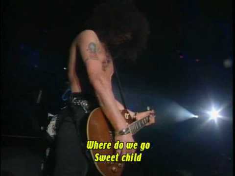 Youtube: Guns N' Roses - Sweet Child O' Mine -  Live In Tokyo 92 UYI2 - 4/10