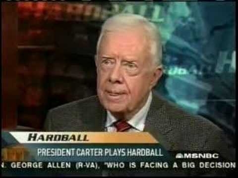 Youtube: President Jimmy Carter pounds israel