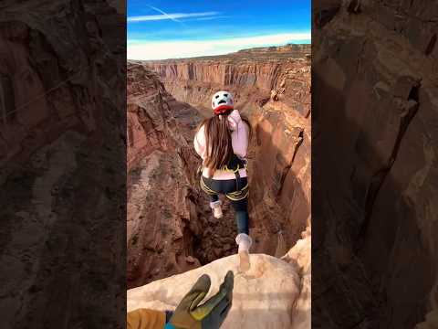 Youtube: Massive cliff jump on a rope swing in Moab, Ut