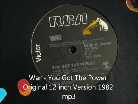 Youtube: War - You Got The Power Original 12 inch Version 1982