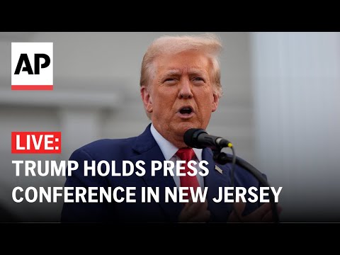 Youtube: LIVE: Trump holds press conference in New Jersey