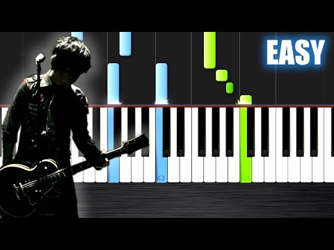 Youtube: Green Day - 21 Guns - EASY Piano Tutorial by PlutaX - Synthesia