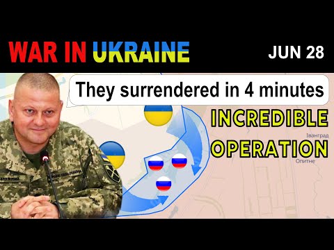 Youtube: 28 Jun: Nice. Ukrainians CAPTURE A LARGE GROUP OF RUSSIANS IN THE FOREST | War in Ukraine Explained
