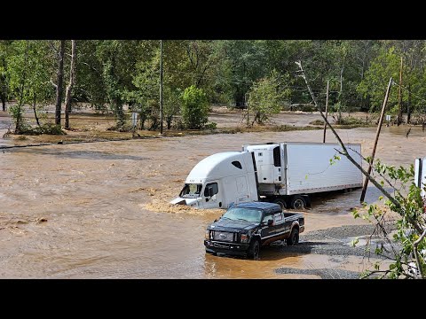 Youtube: Helene Flooding and Storm Damage in Haywood County, Western North Carolina