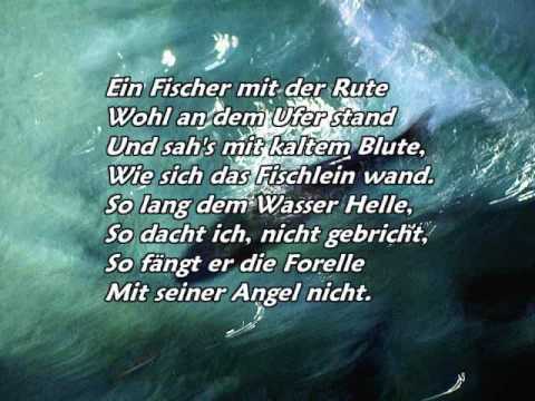 Youtube: Die Forelle - Hannes Wader singt Schubert