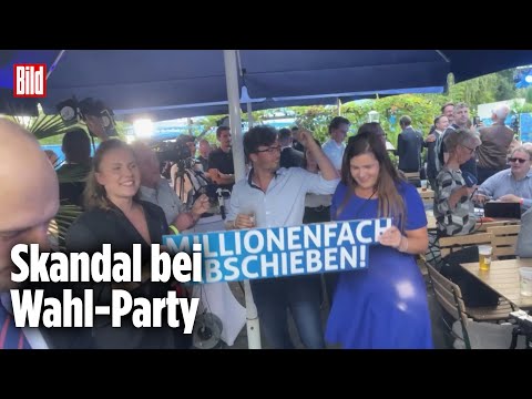 Youtube: Wahlen in Brandenburg: AfD feiert mit Abschiebesong