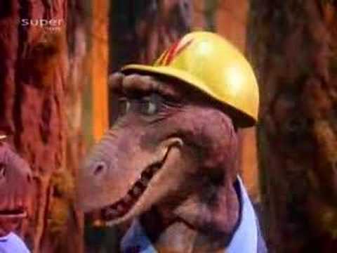 Youtube: Die Dinos: Beruf Baumschubser