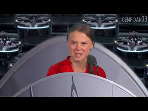 Youtube: Greta Thunberg Speech at the Senate Hall - Star Wars