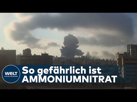 Youtube: WELT INTERVIEW: Mega-Explosion in Beirut - Was ist Ammoniumnitrat für ein Stoff?