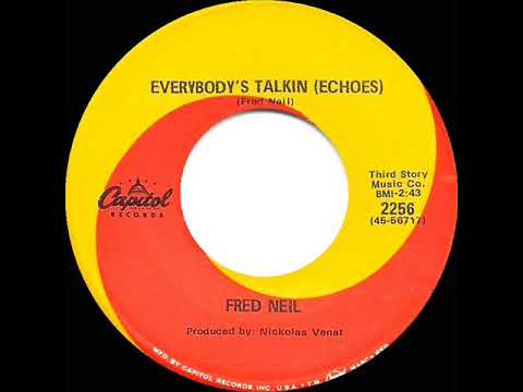 Youtube: 1st RECORDING OF: Everybody’s Talkin’ - Fred Neil (1966)