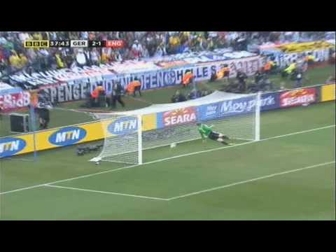 Youtube: Frank Lampard's DISALLOWED Goal: Germany v England World Cup South Africa 2010 Last Sixteen