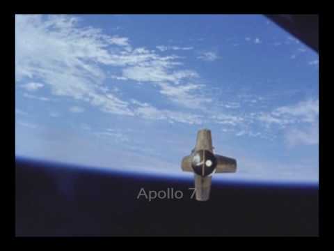 Youtube: Apollo 7 - SLA panels opened up on the SIV-B (Motion Stabilized)