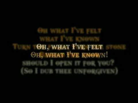 Youtube: Metallica - The Unforgiven II - Lyrics