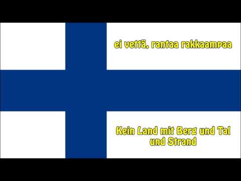 Youtube: Die Nationalhymne Finnlands - Anthem of Finland (FI/DE Text)