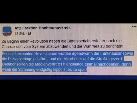Youtube: AfD Hochtaunuskreis & Chemnitz