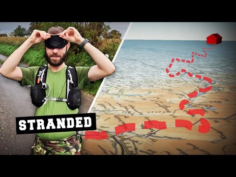 Youtube: Blindfolded and Stranded! Can I find my way home using no map, compass or main roads?