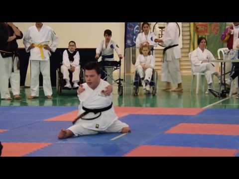 Youtube: Adapted Karate - Disability Karate Federation.  This is the Kata Empi