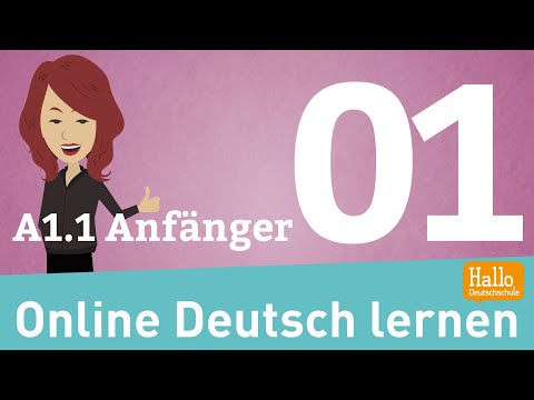 Youtube: Online Deutsch lernen / A1.1 Anfänger / sich vorstellen / das Alphabet / die Zahlen / Aussprache