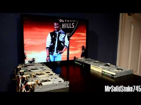 Youtube: Beverly Hills Cop Theme on eight floppy drives