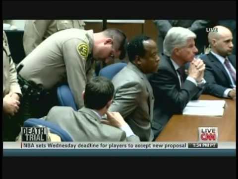 Youtube: Conrad Murray handcuffed and taken into custody without bail (November 7, 2011)