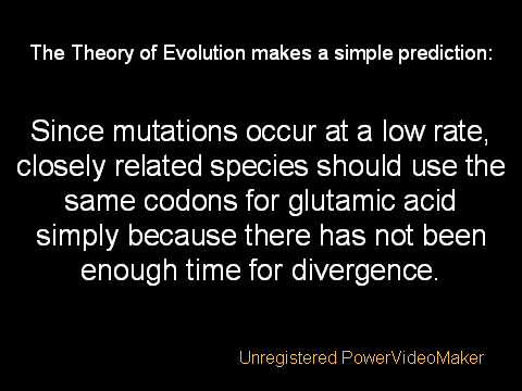 Youtube: Evidence for Evolution, Part I