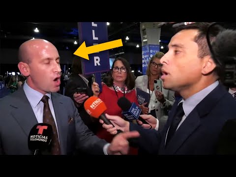 Youtube: Trump advisor LOSES HIS MIND when confronted by foreign journalist