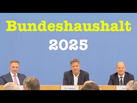 Youtube: Scholz, Habeck & Lindner zum Haushalt | BPK 5. Juli 2024