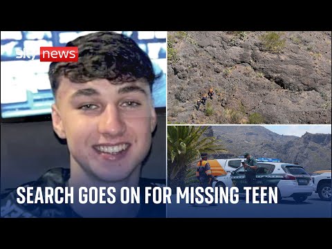 Youtube: Jay Slater: Hunt for missing British teenager in Tenerife continues