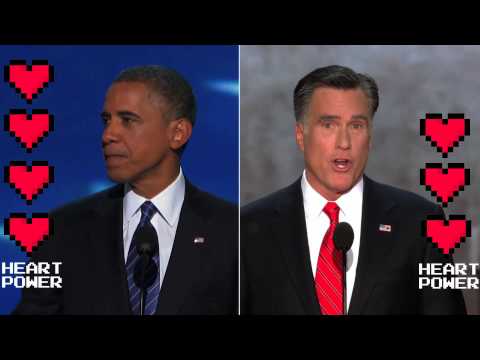 Youtube: Patriot Game - Obama vs. Romney Video Game!
