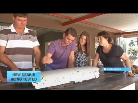 Youtube: New Debris Being Tested: Possible MH370 debris found by holidaying teen in Mozambique